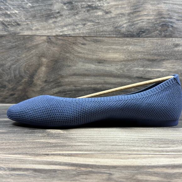 NIB Allbirds Tree Breezer Point Ballet Flats Hazy Indigo Womens 10 - Picture 6 of 12